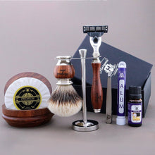 Load image into Gallery viewer, Haryali&#39;s Wooden Range Shaving Kit